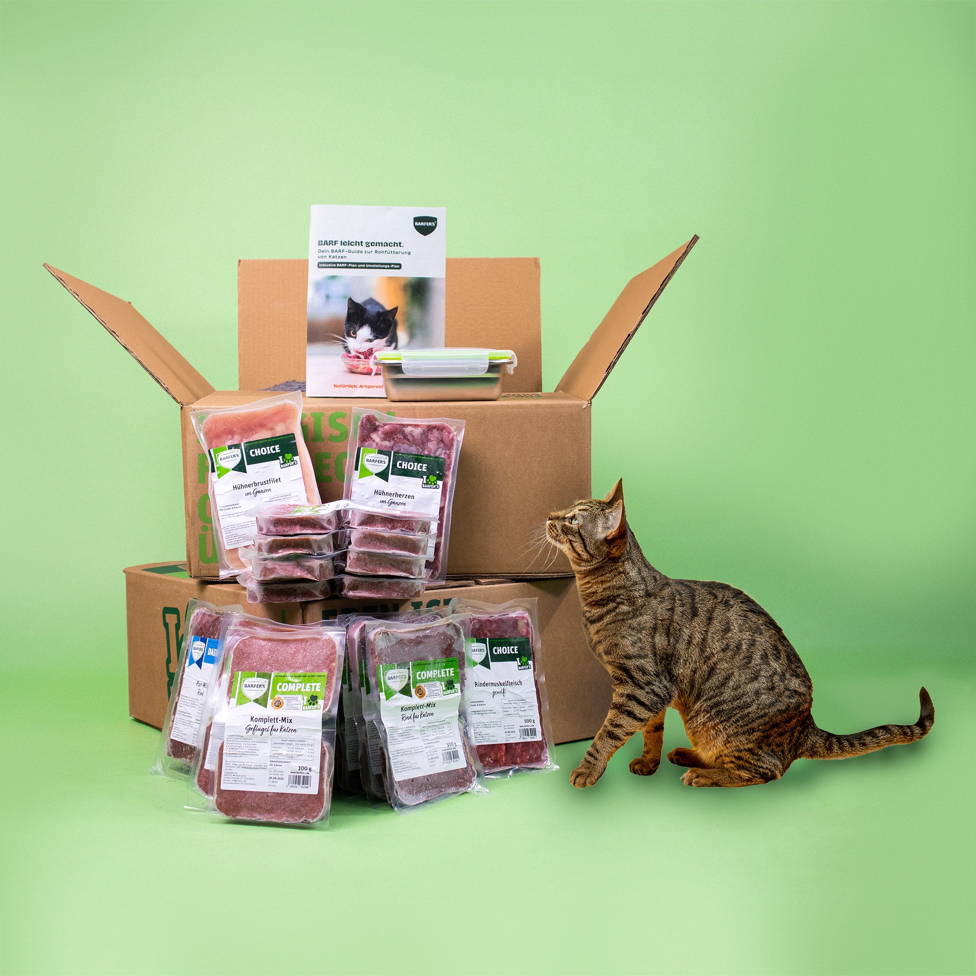 NEU BARFER’S Probierpaket für Katzen